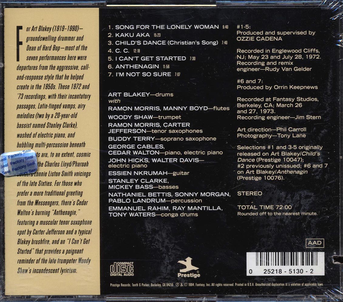 Art Blakey & The Jazz Messengers - Volume 1: Child's Dance (marked/ltd stock)