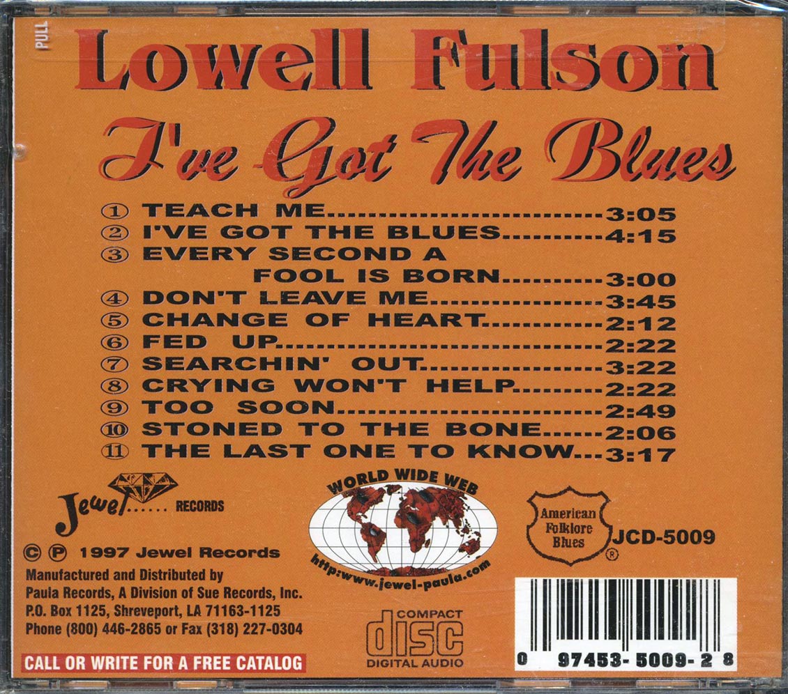 Lowell Fulson - I've Got The Blues