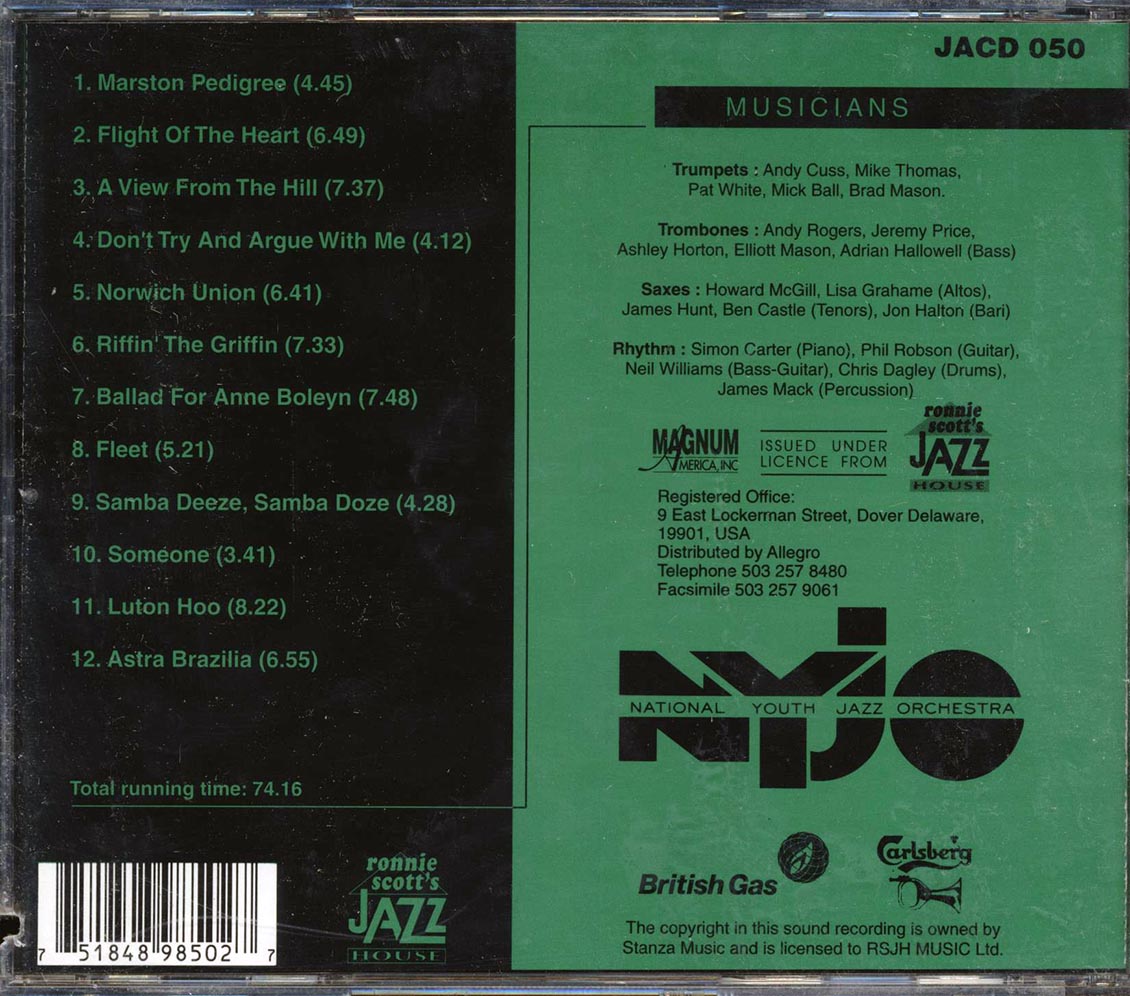 National Youth Jazz Orchestra - A View From The Hill (marked/ltd stock)