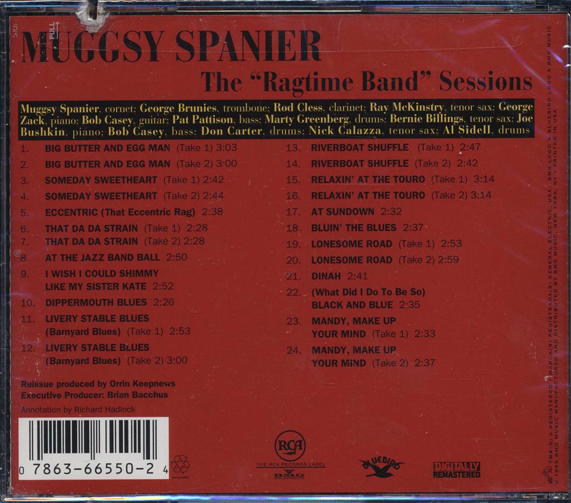 Muggsy Spanier's Ragtime Band - The Ragtime Band Sessions (marked/ltd stock)