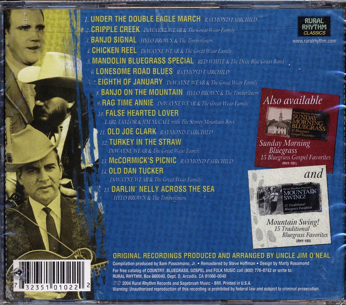 Raymond Fairchild, Dwayne Wear, Hylo Brown, Etc. - Traditional Mountain Jams: 15 Bluegrass Instrumental Favorites