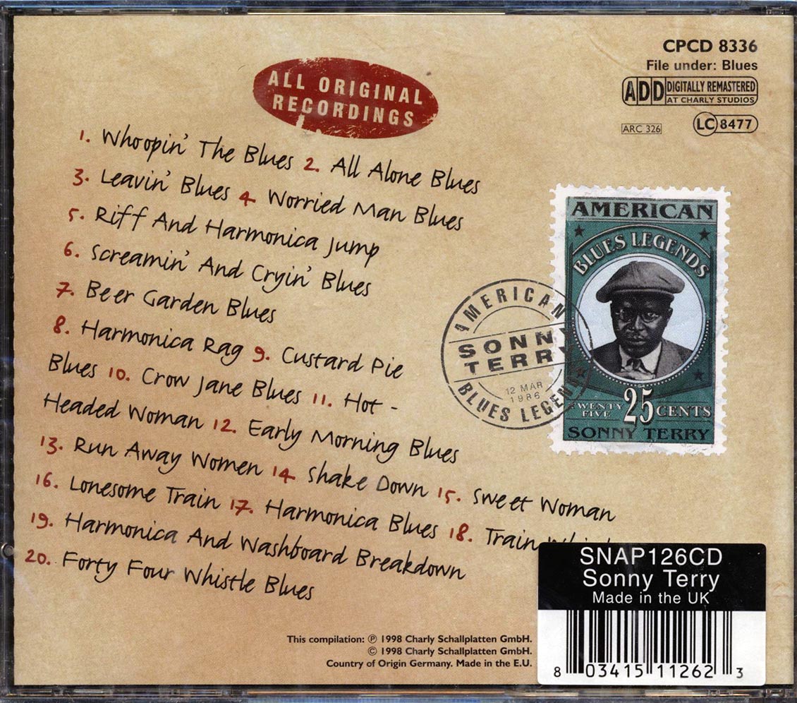 Sonny Terry - American Blues Legend