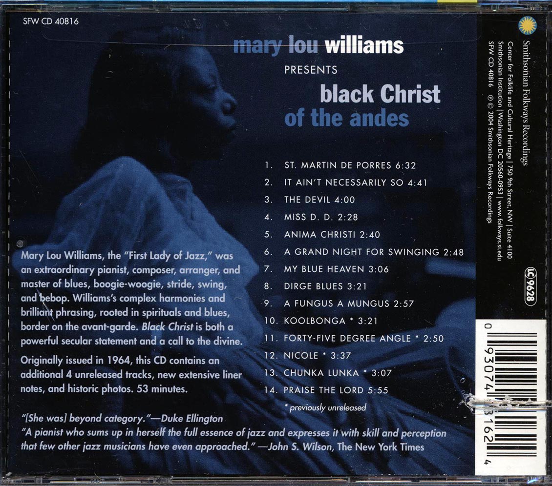 Mary Lou Williams - Black Christ Of The Andes (marked/ltd stock) (remastered)