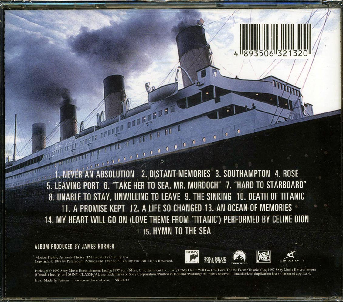 James Horner - Titanic: Music From The Motion Picture