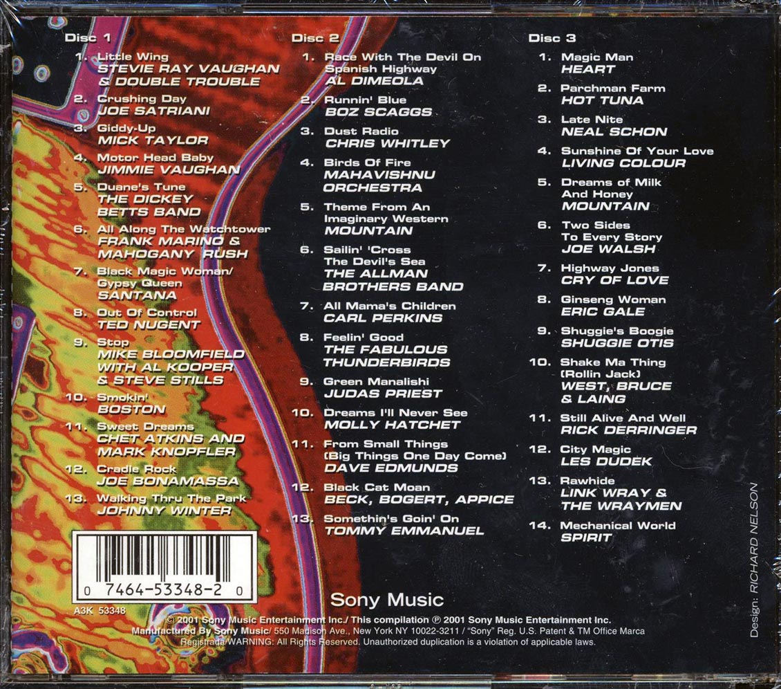 Santana, Ted Nugent, Boston, Etc. - Guitar Heroes (3xCD)