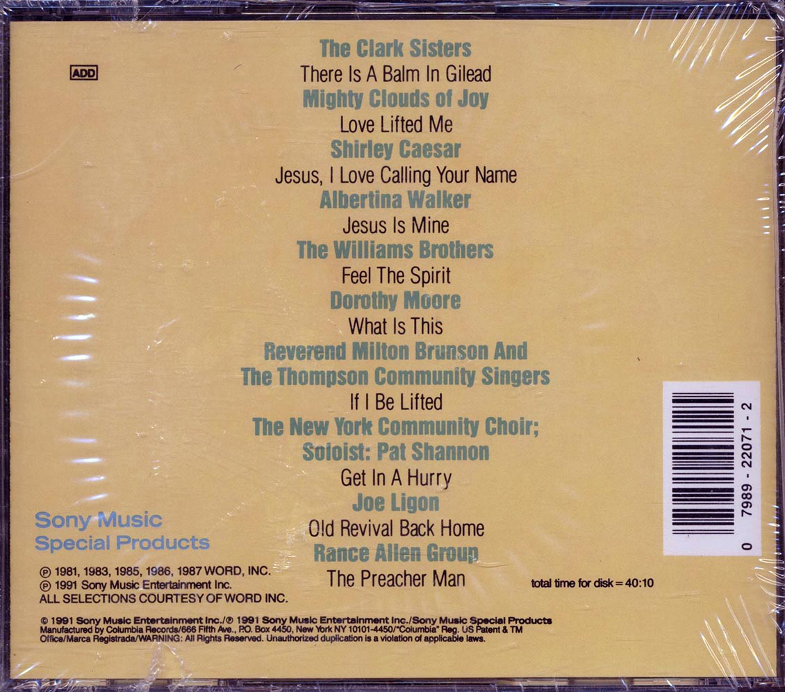 The Clark Sisters, Albertina Walker, Shirley Caesar, Etc. - Feel The Spirit