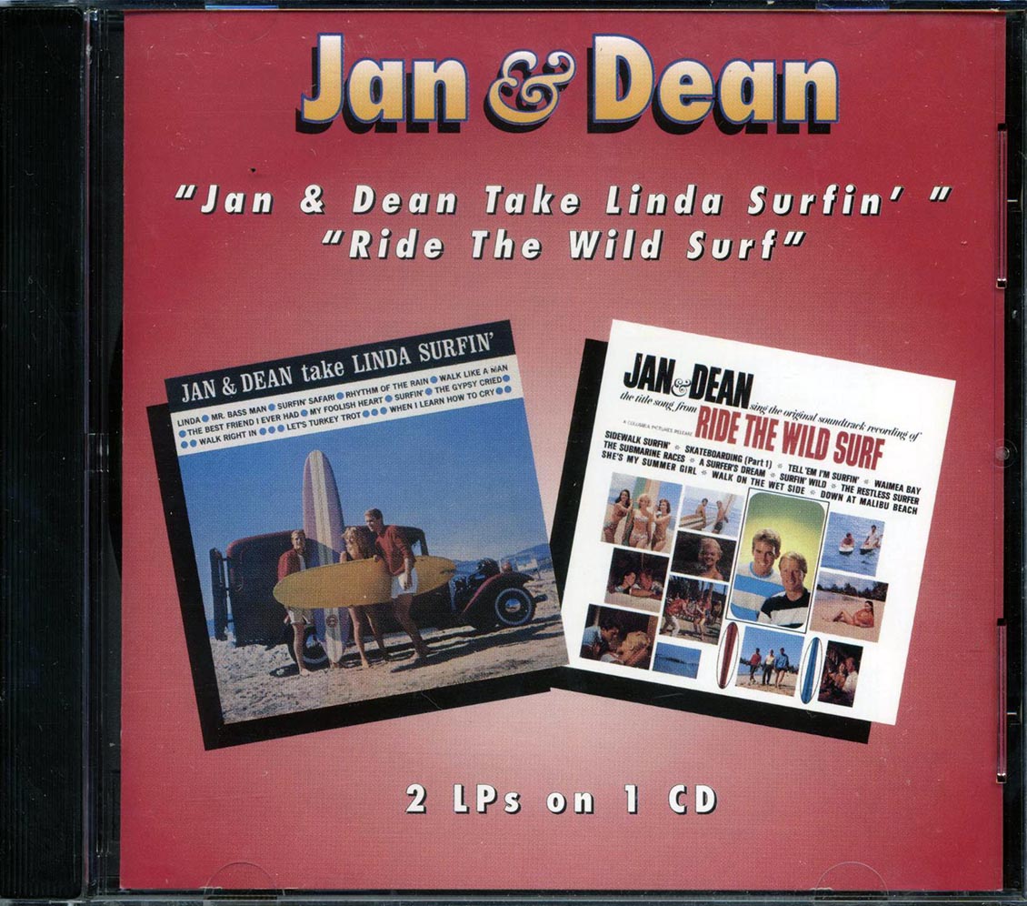 Jan & Dean - Jan & Dean Take Linda Surfin' + Ride The Wild Surf (2 albums on 1 CD) (25 tracks)