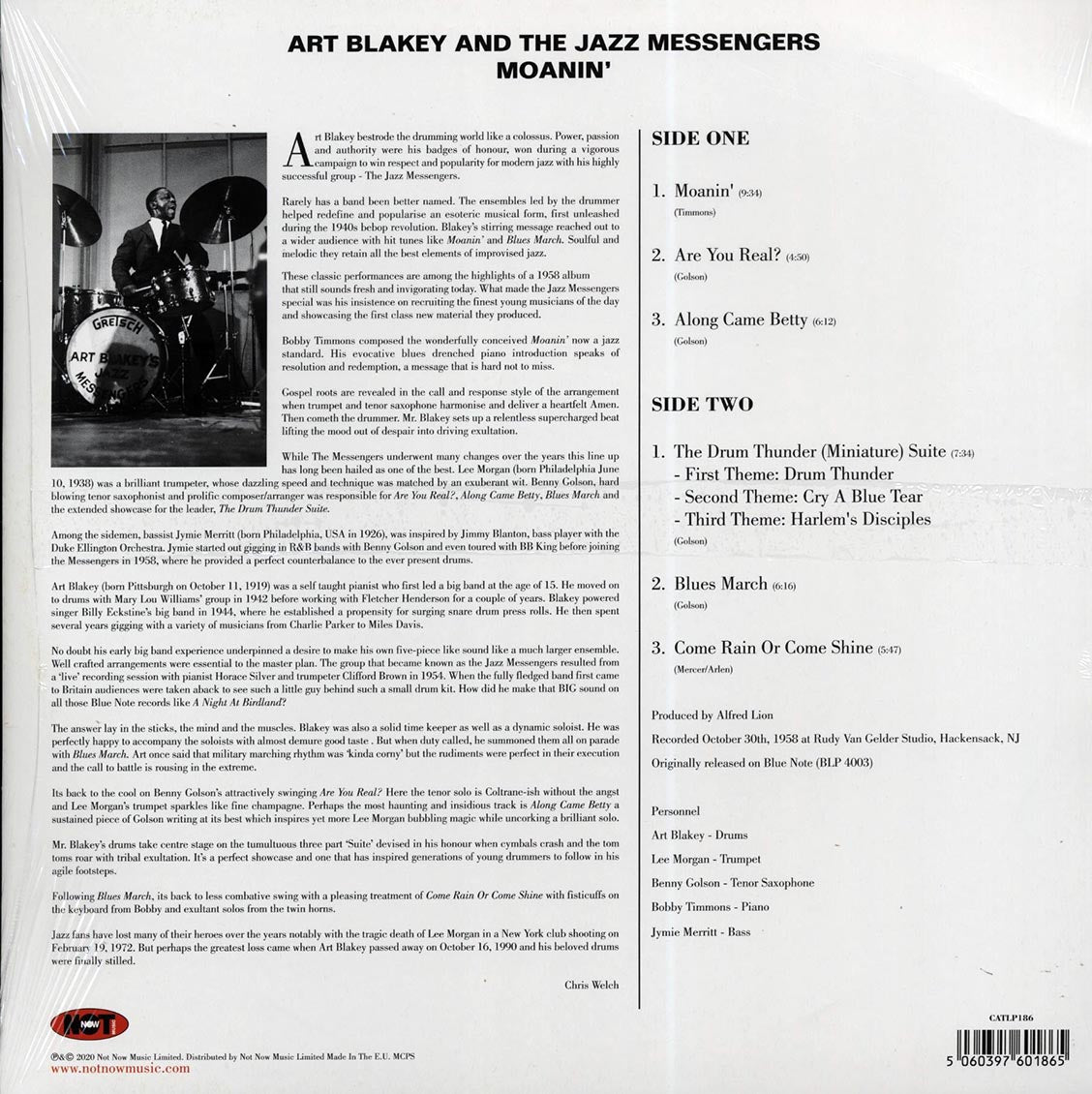 Art Blakey & The Jazz Messengers - Moanin' (180g)