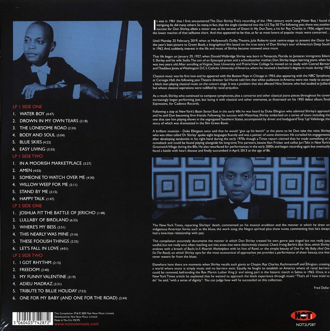Don Shirley - The Best Of Don Shirley (2xLP) (180g)