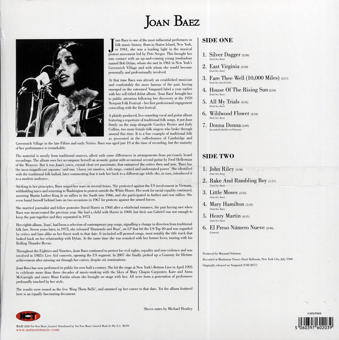 Joan Baez - Joan Baez (180g)