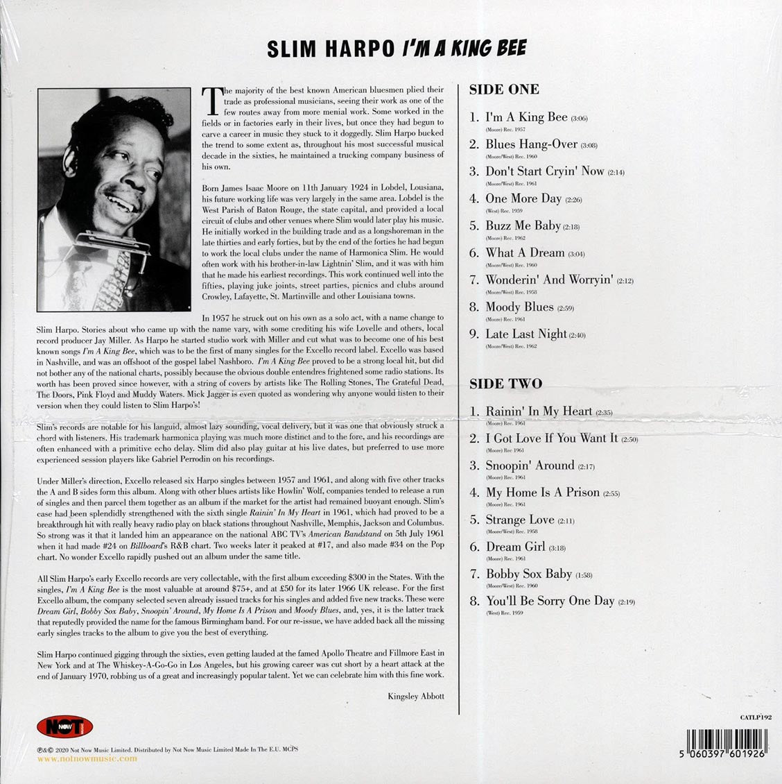 Slim Harpo - I'ma  King Bee (180g)