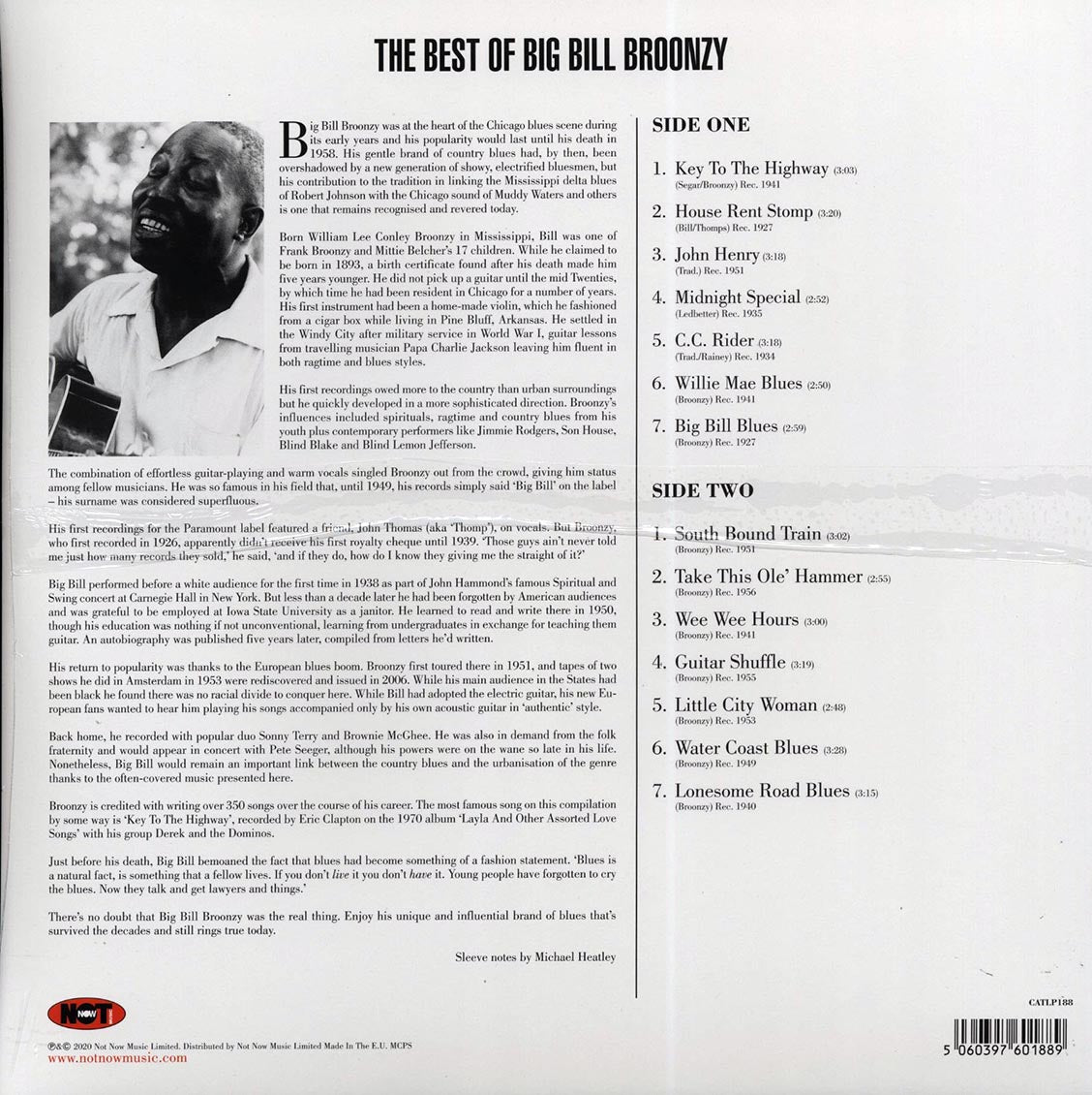 Big Bill Broonzy - The Best Of Big Bill Broonzy (180g)