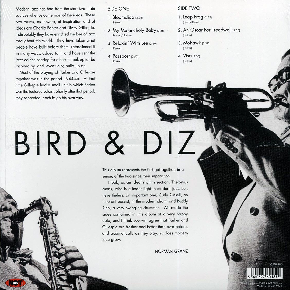 Charlie Parker, Dizzy Gillespie - Bird & Diz (180g) (remastered)