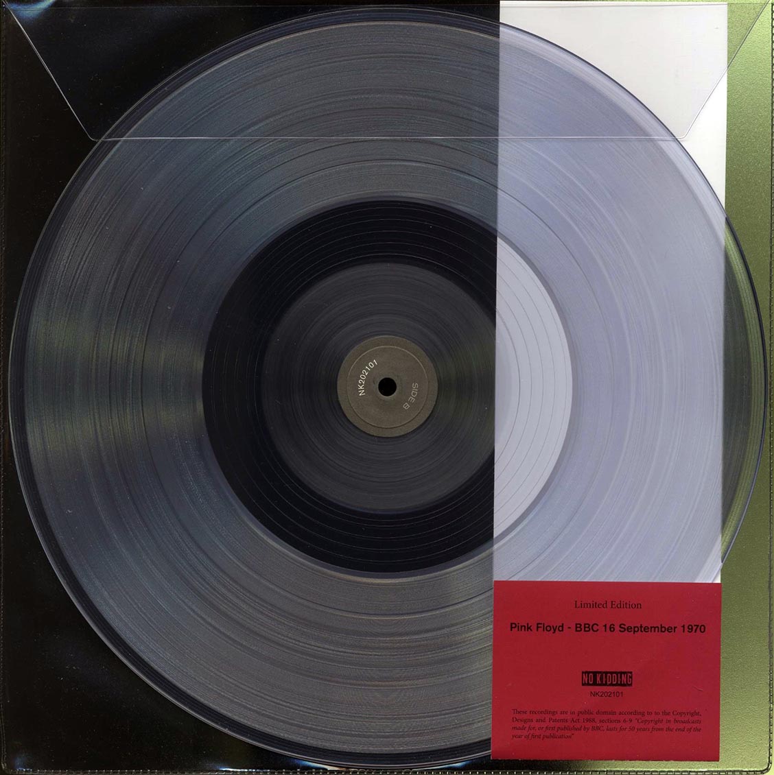 Pink Floyd - Live At BBC 16 September 1970 (ltd. 500 copies made) (clear vinyl)