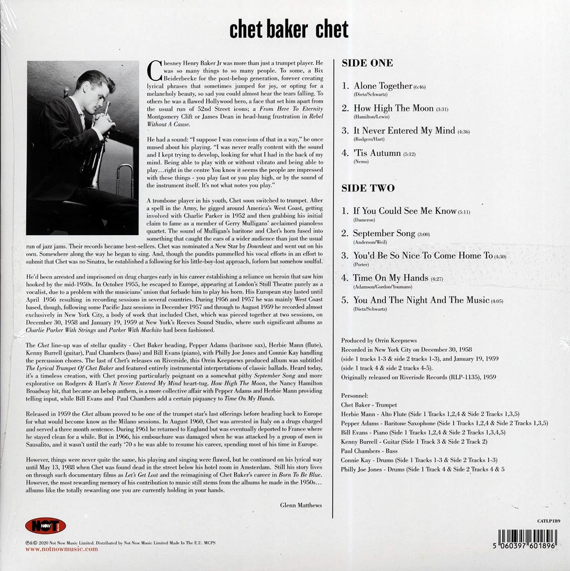 Chet Baker - Chet (180g)