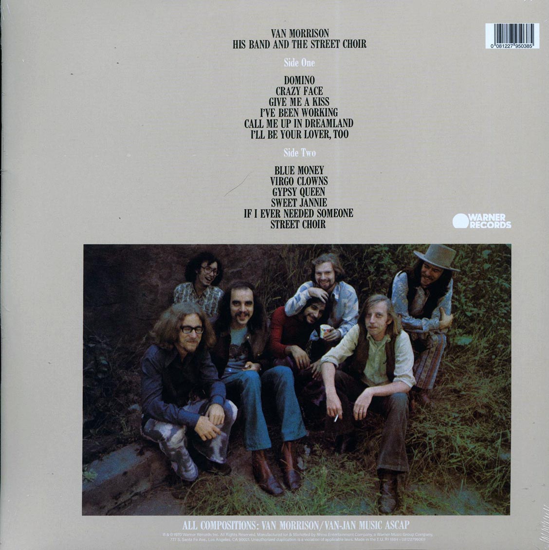 Van Morrison - His Band And The Street Choir (180g)