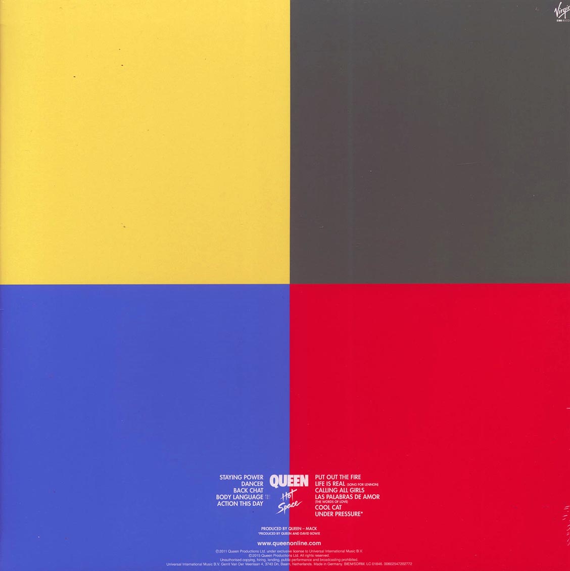 Queen - Hot Space (180g) (remastered) (audiophile)