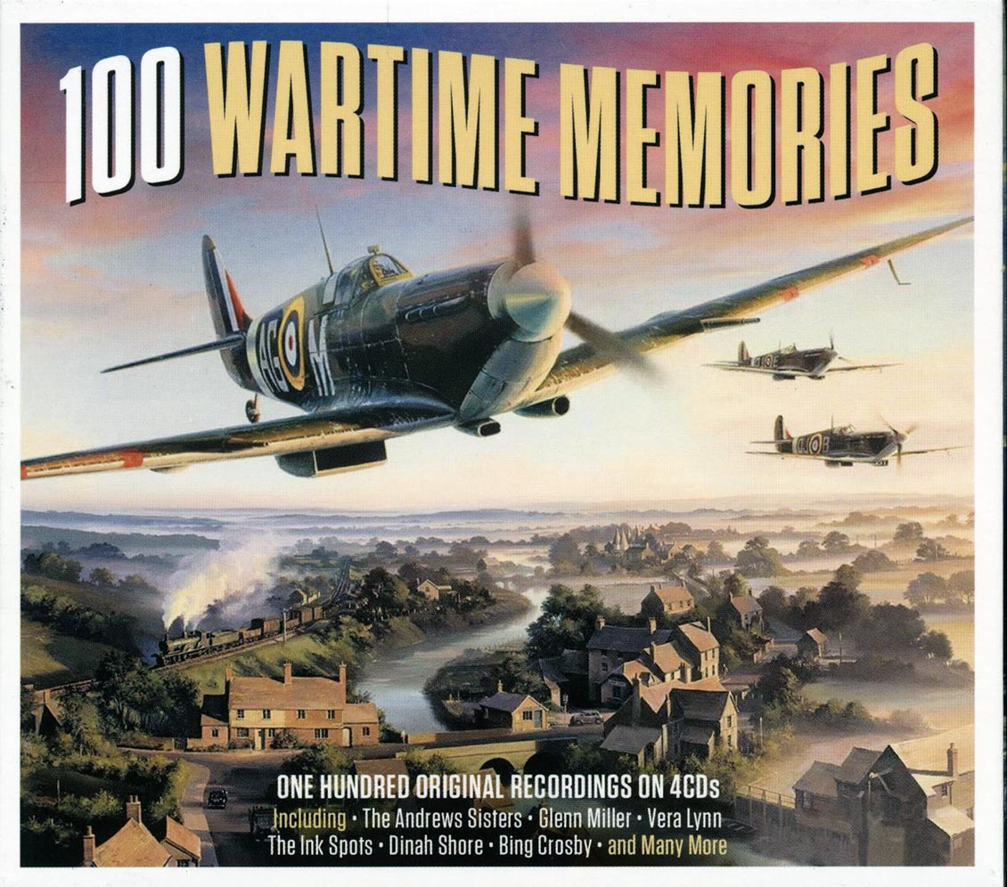 Glenn Miller, Les Brown, Duke Ellington, Mills Brothers, Kay Kyser, Etc. - 100 Wartime Memories (100 tracks) (4xCD) (deluxe 4-fold digipak)
