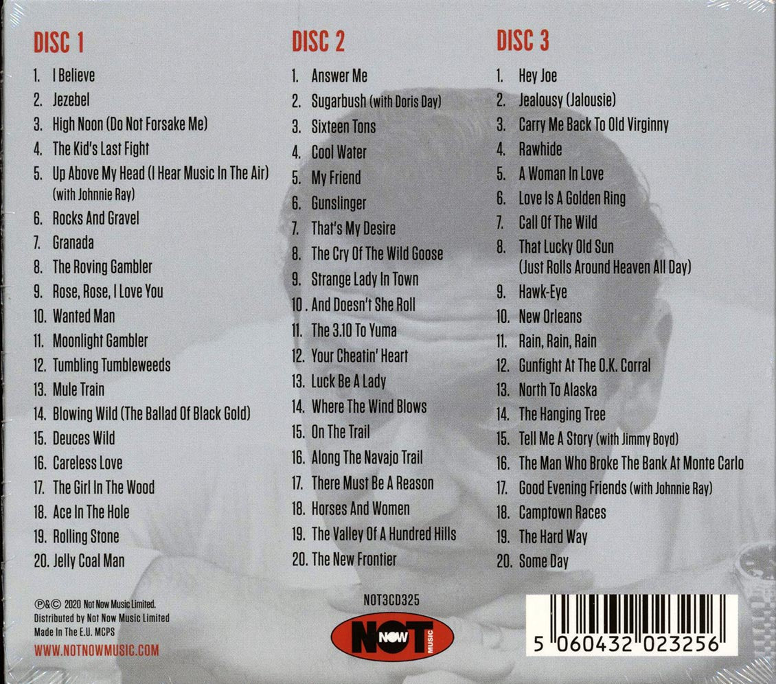 Frankie Laine - The Very Best Of Frankie Laine: 60 Original Tracks (60 tracks) (3xCD) (deluxe 3-fold digipak)