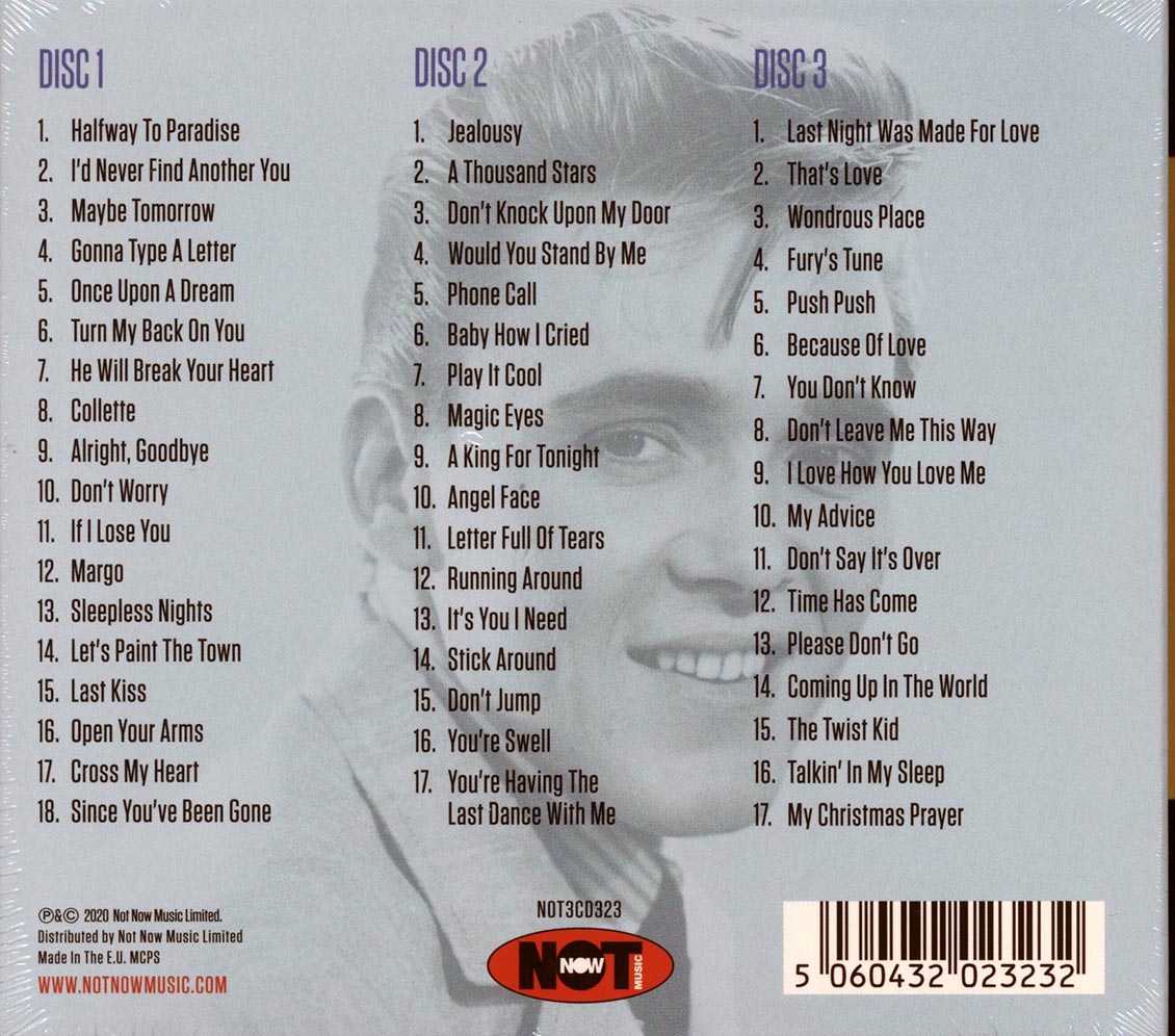 Billy Fury - The  Very Best Of Billy Fury: 52 Original Recordings (52 tracks) (3xCD) (deluxe 3-fold digipak)