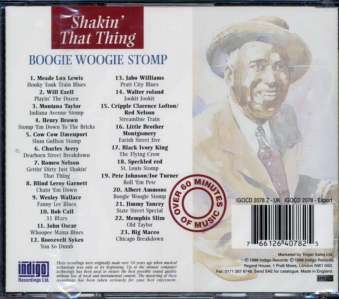Meade Lux Lewis, Will Ezell, Montana Taylor, Etc. - Shakin' That Thing: Boogie Woogie Stomp (23 tracks)