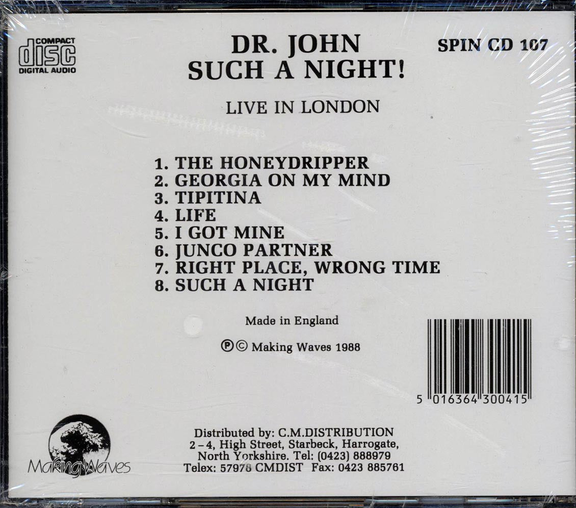 Dr. John - Such A Night! Live In London