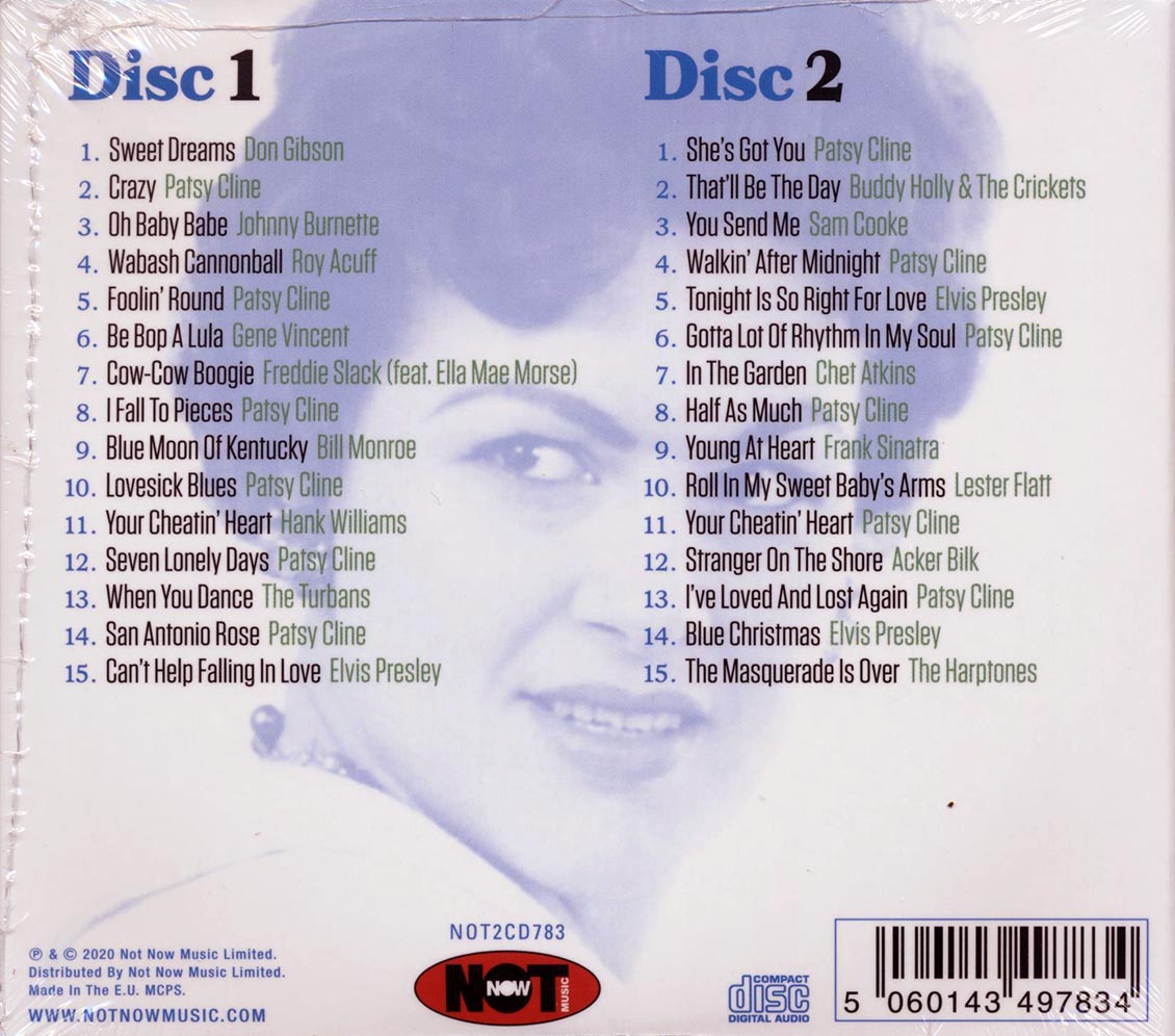 Patsy Cline, Don Gibson, Roy Acuff, Gene Vincent, Etc. - Sweet Dreams: Classic Tracks By Patsy Cline And Many Others As Featured In The Original Motion Picture (30 tracks) (2xCD)