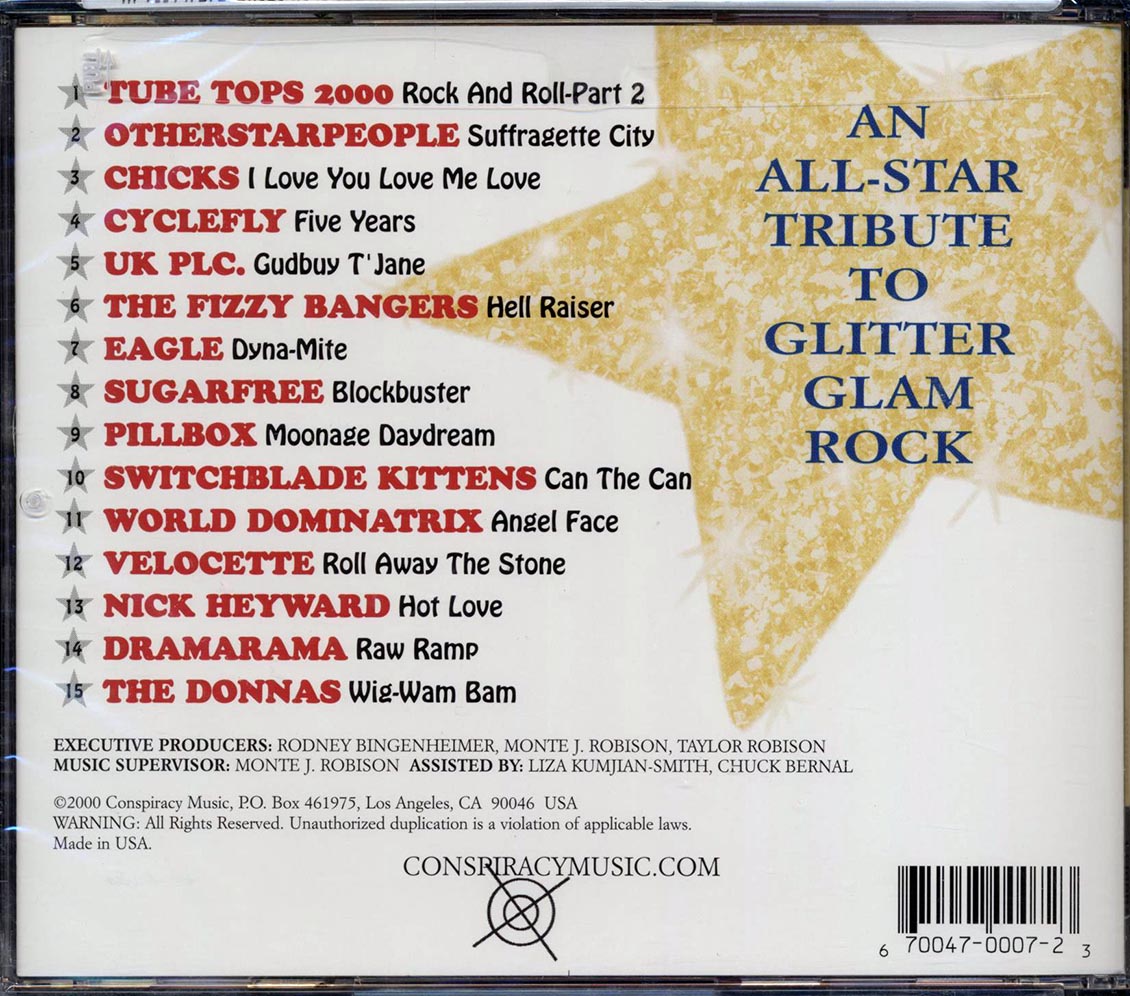 Tube Tops 2000, Chicks, Cyclefly, Etc. - Blockbuster: A 70's Glitter Glam Rock Experience