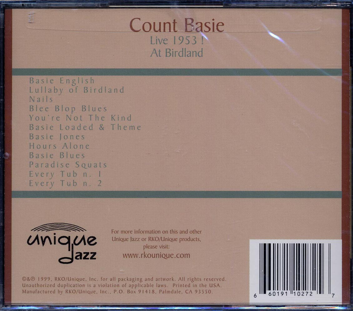 Count Basie - Live In 1953! At Birdland