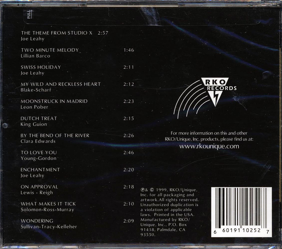 The RKO Orchestra - Music From Studio X