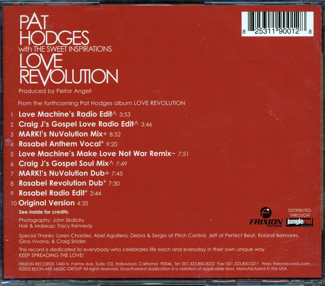 Pat Hodges, The Sweet Inspirations - Love Revolution