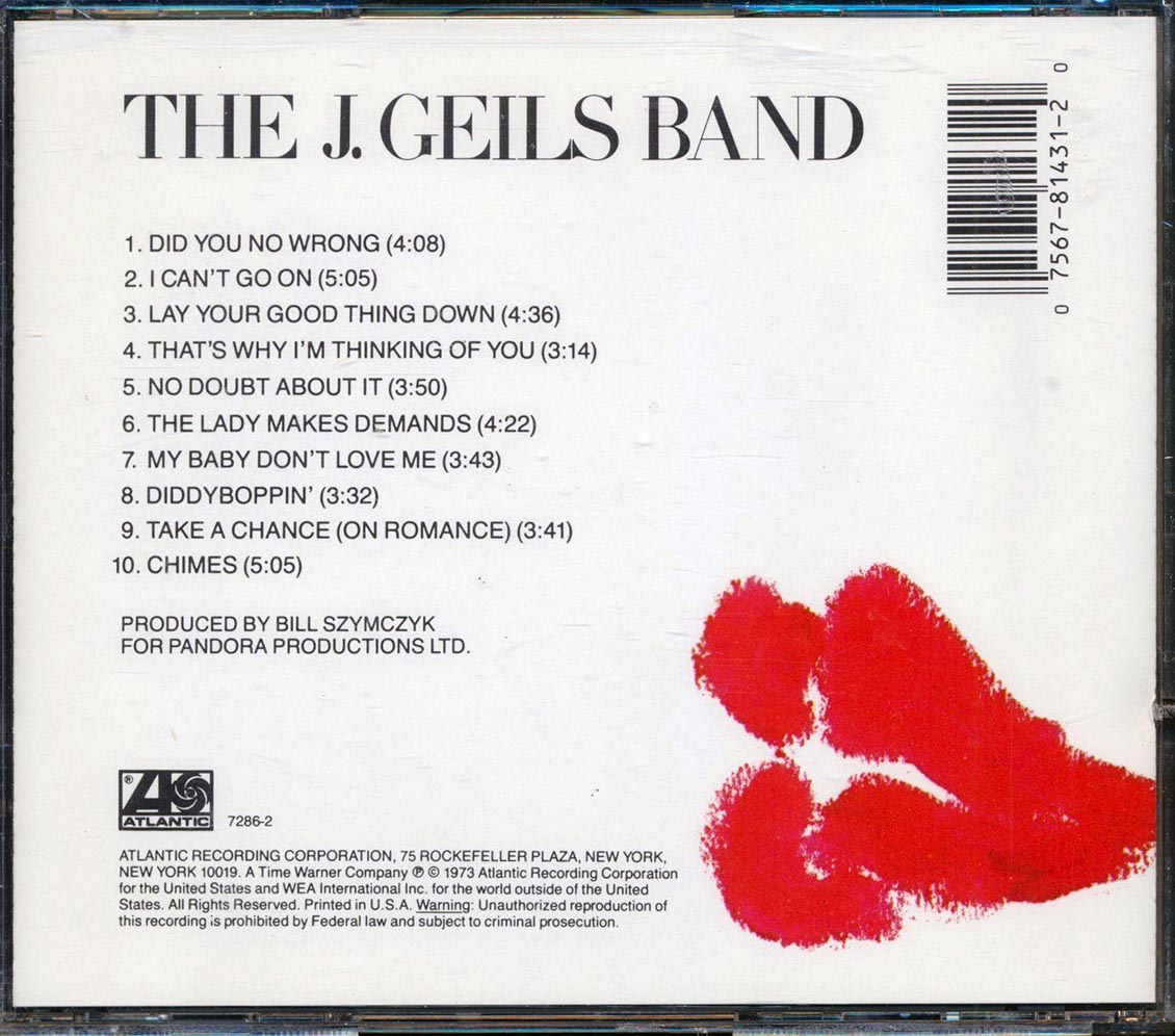 J. Geils Band - Ladies Invited