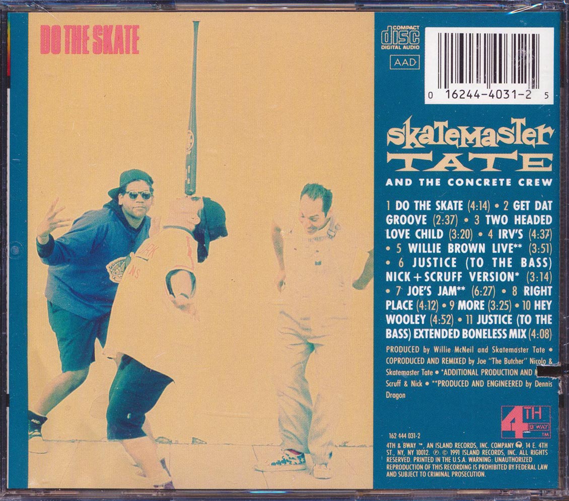 Skatemaster Tate & The Concrete Crew - Do The Skate (marked/ltd stock)