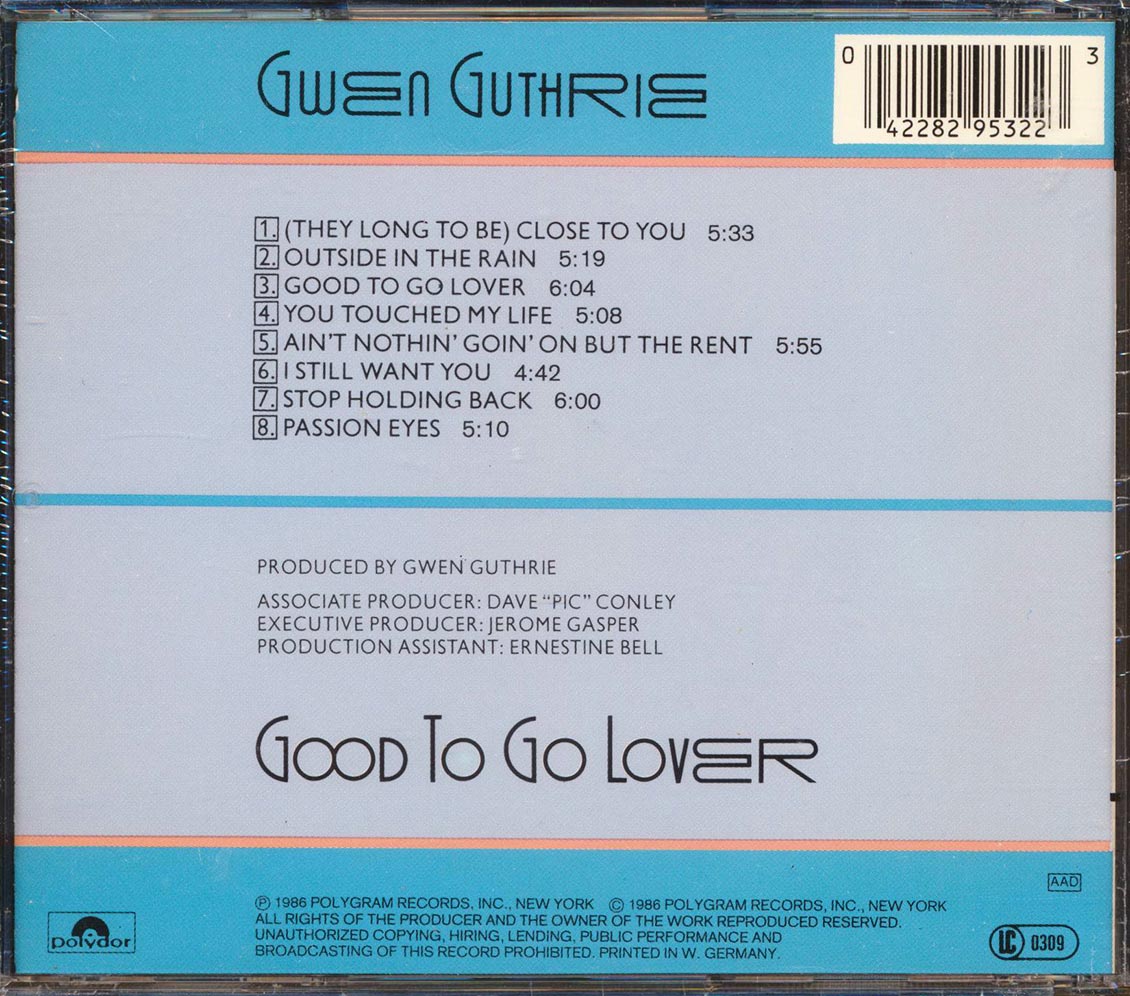 Gwen Guthrie - Good To Go Lover (marked/ltd stock)