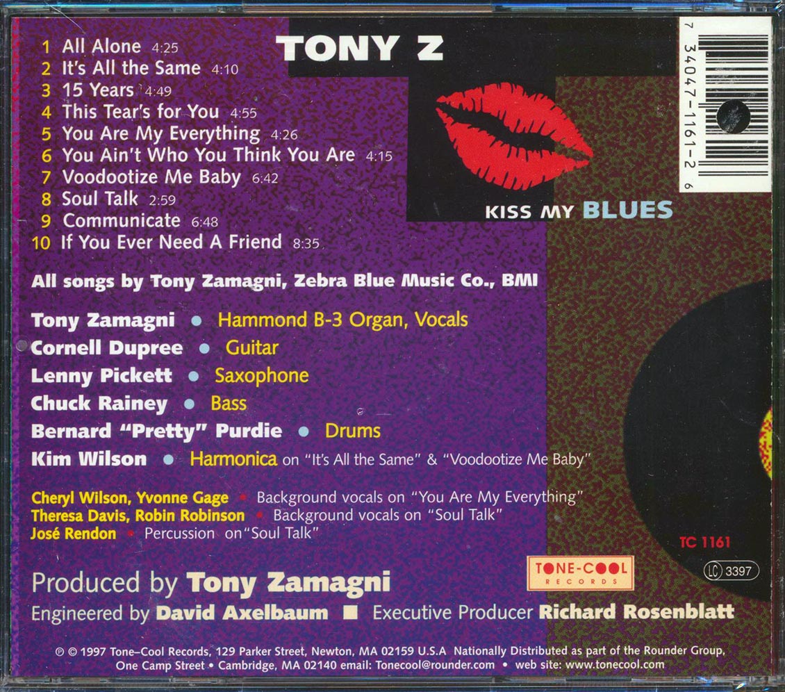 Tony Z - Kiss My Blues (marked/ltd stock)
