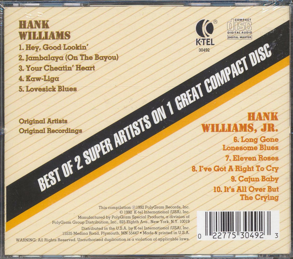 Hank Williams, Hank Williams Jr. - Hank Williams & Hank Williams Jr.