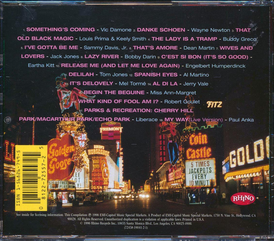 Vic Damone, Wayne Newton, Dean Martin, Eartha Kitt, Etc. - Jackpot: The Las Vegas Story