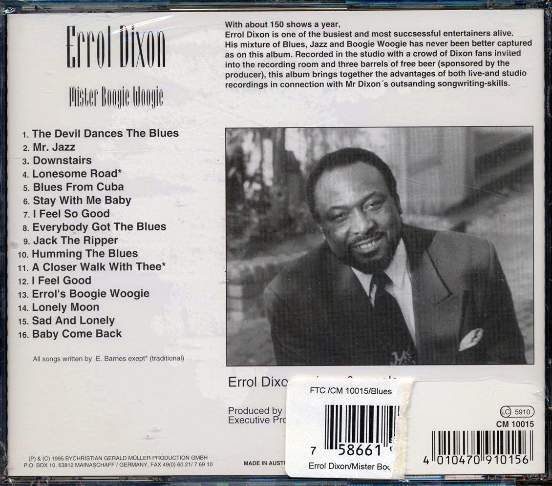Errol Dixon - Mister Boogie Woogie