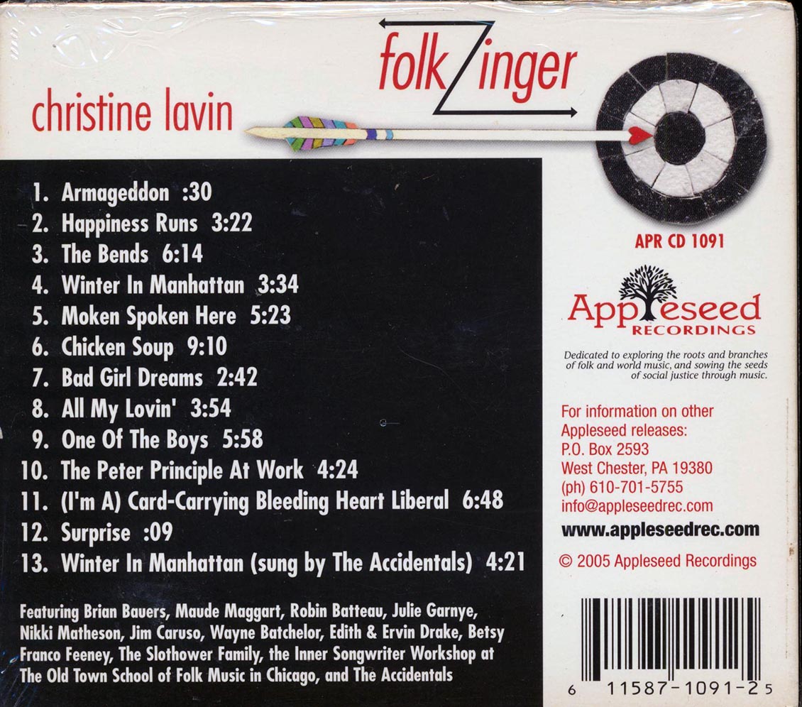 Christine Lavin - FolkZinger