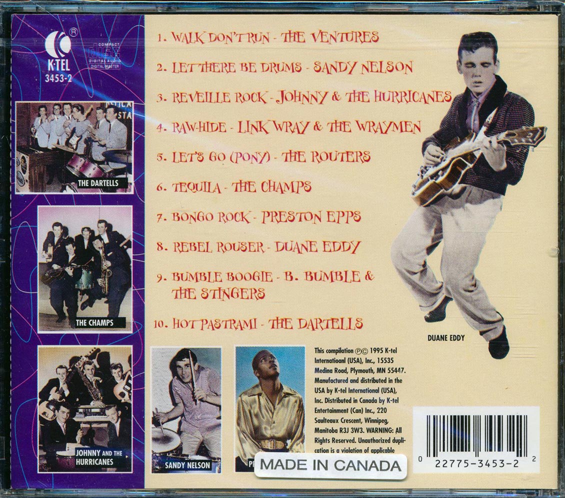 Ventures, Sandy Nelson, Johnny & The Hurricanes, Etc. - Rockin' Instrumentals