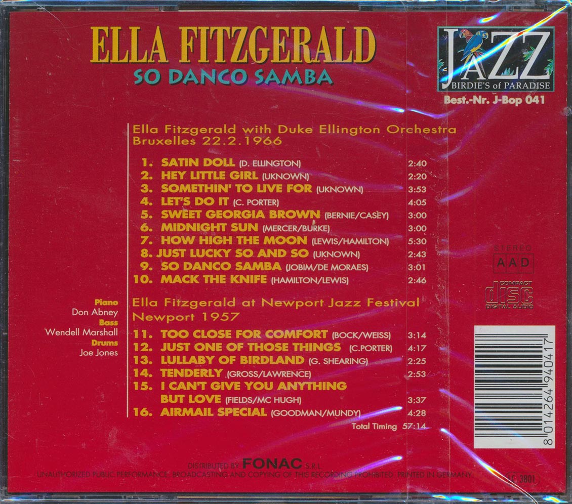 Ella Fitzgerald - So Danco Samba