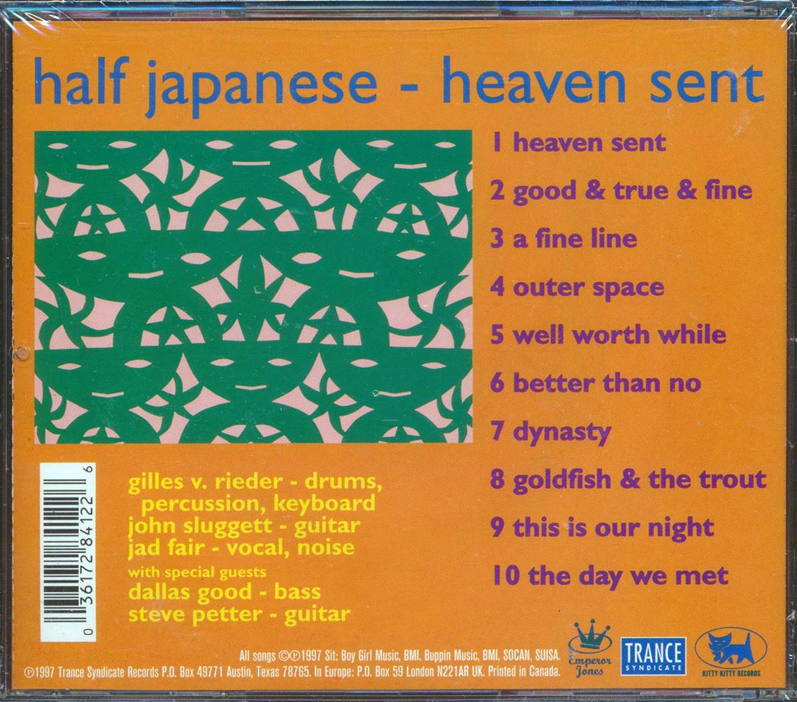 Half Japanese - Heaven Sent