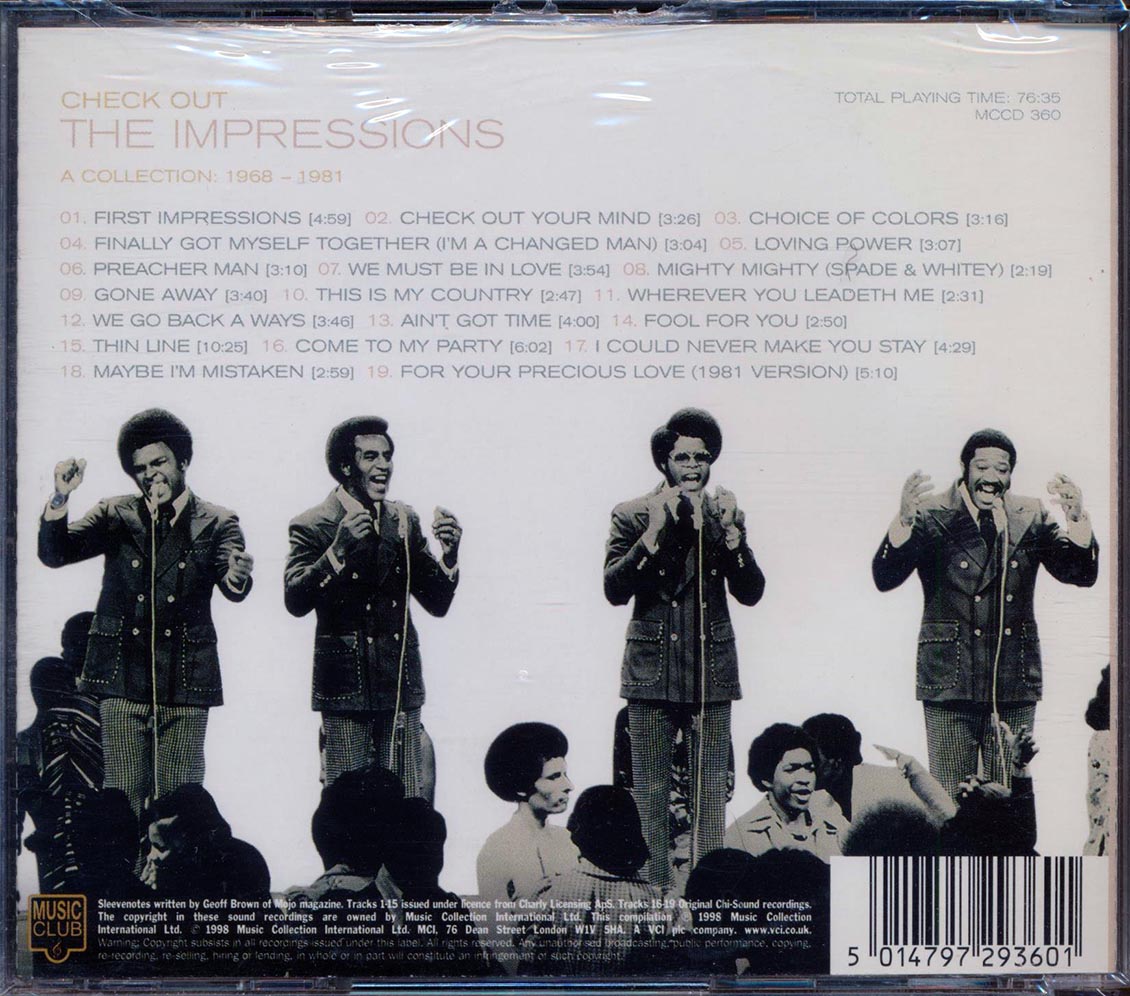 The Impressions - Check Out: A Collection 1968-1981