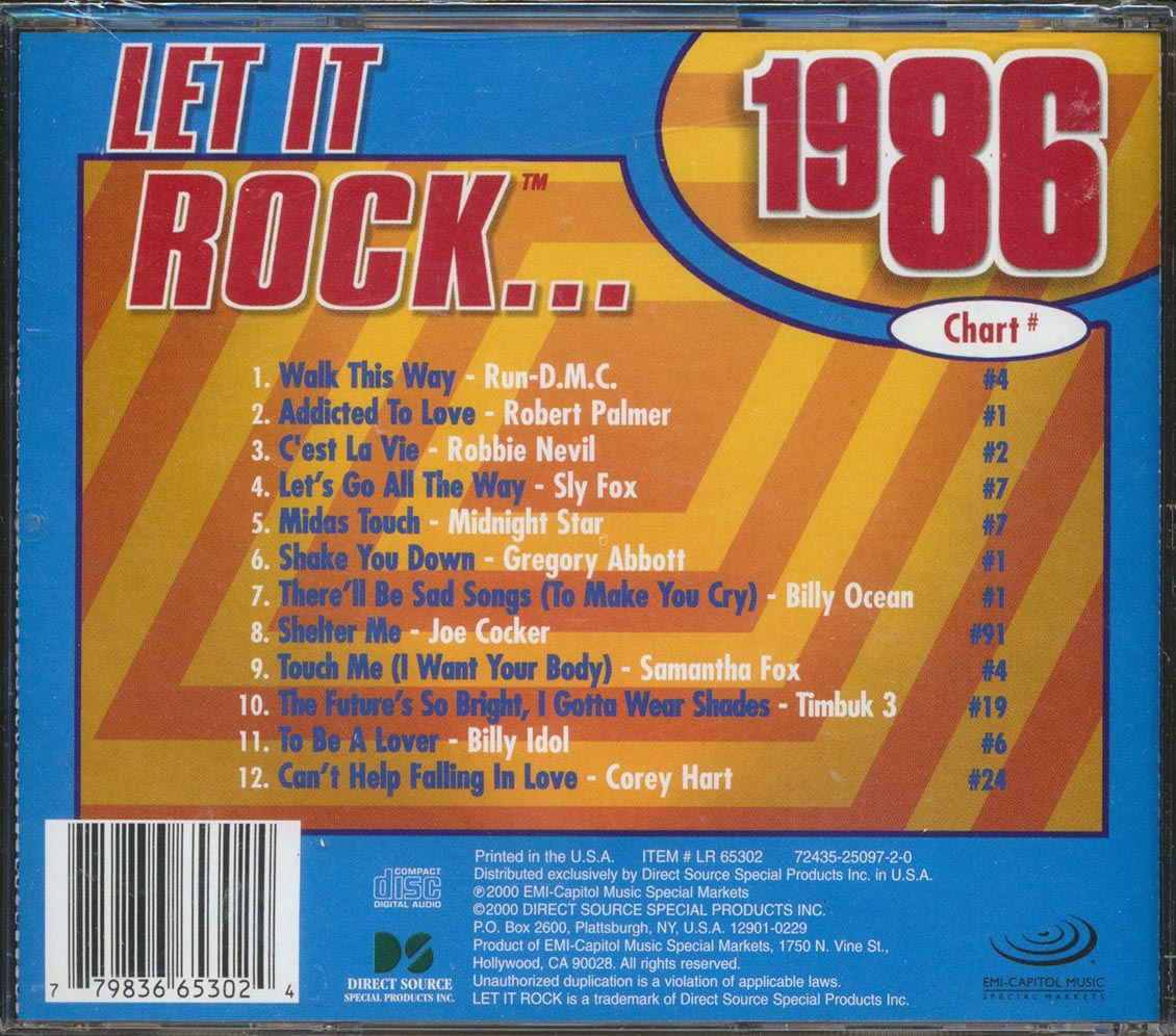 Run DMC, Robert Palmer, Robbie Nevil, Etc. - Let It Rock 1986