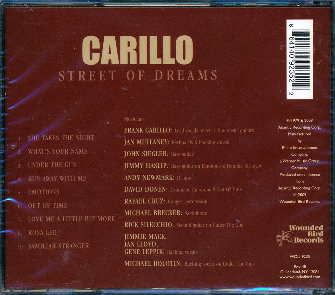 Carillo - Street Of Dreams