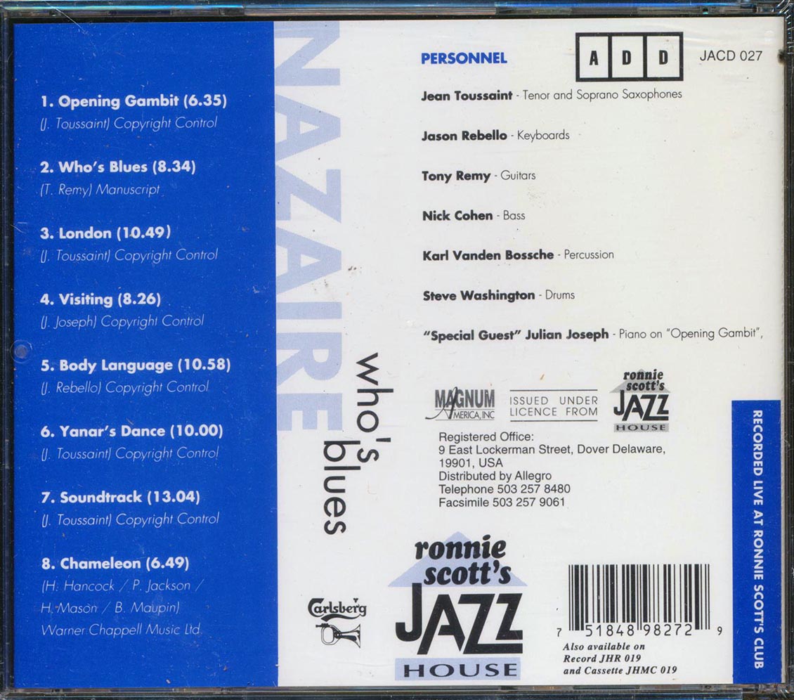 Nazaire - Who's Blues (marked/ltd stock)