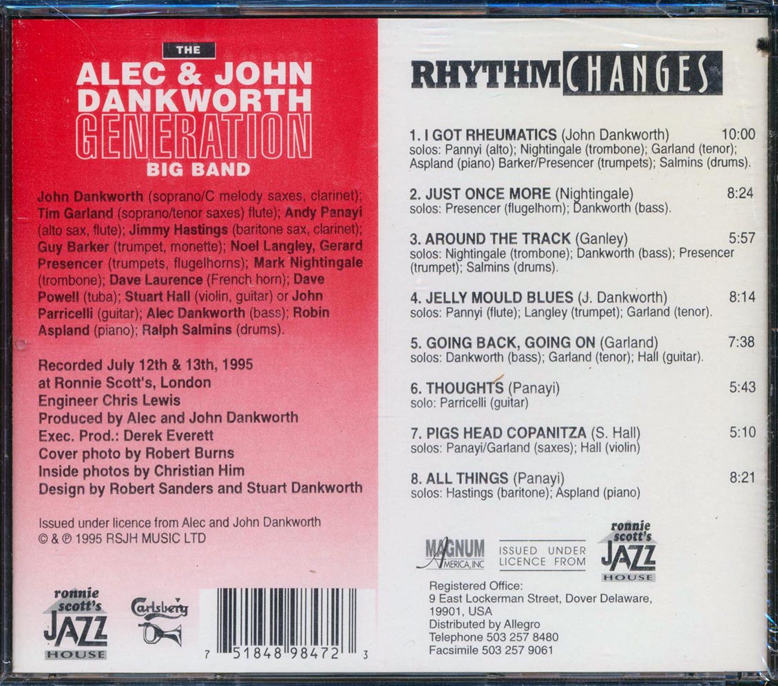 The Alec & John Dankworth Generation Big Band - Rhythm Changes