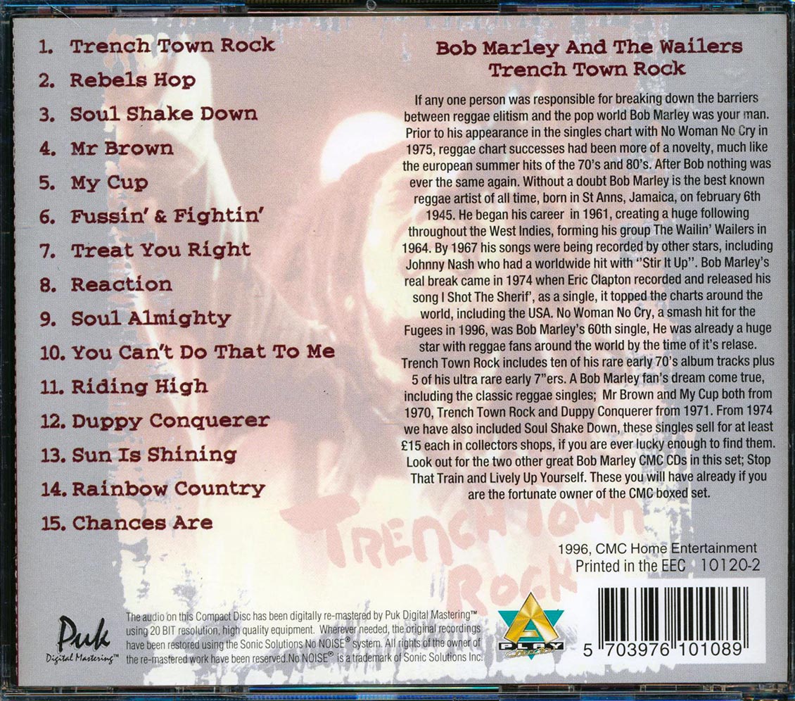 Bob Marley - Trench Town Rock