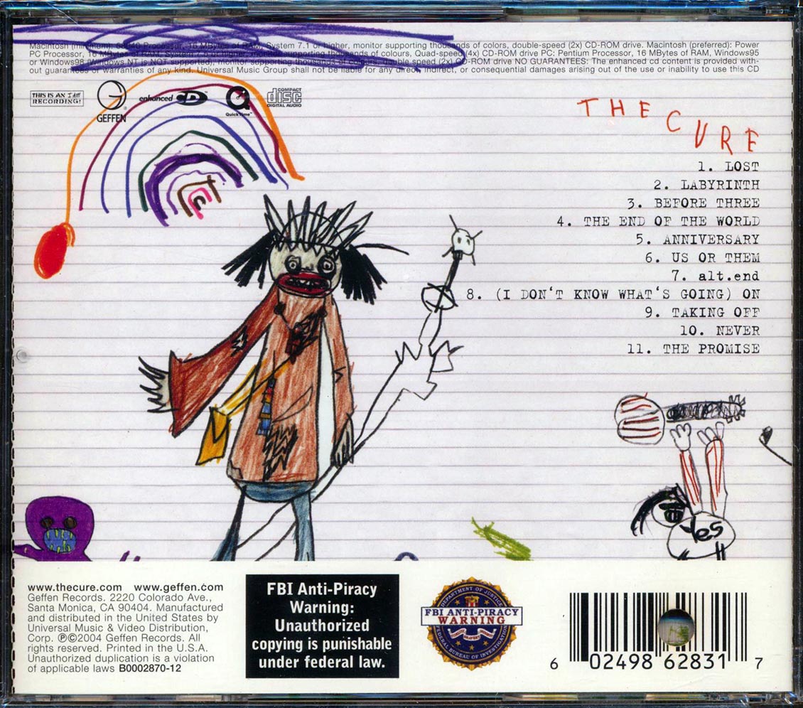 The Cure - The Cure (promo) (marked/ltd stock)