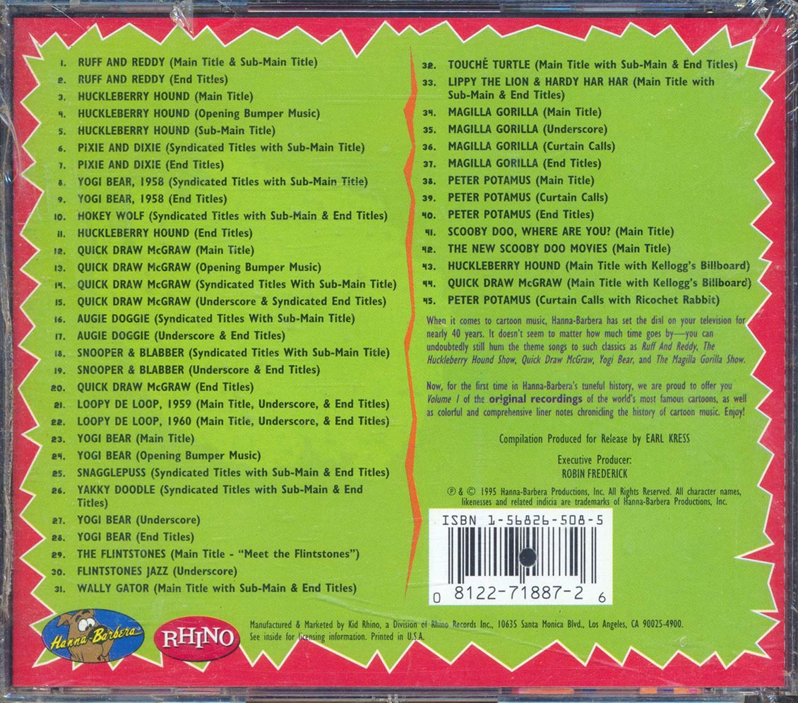 The Flintstones, Huckleberry Hournd, Yogi Bear, Etc. - Hanna-Barbera Classics Volume 1